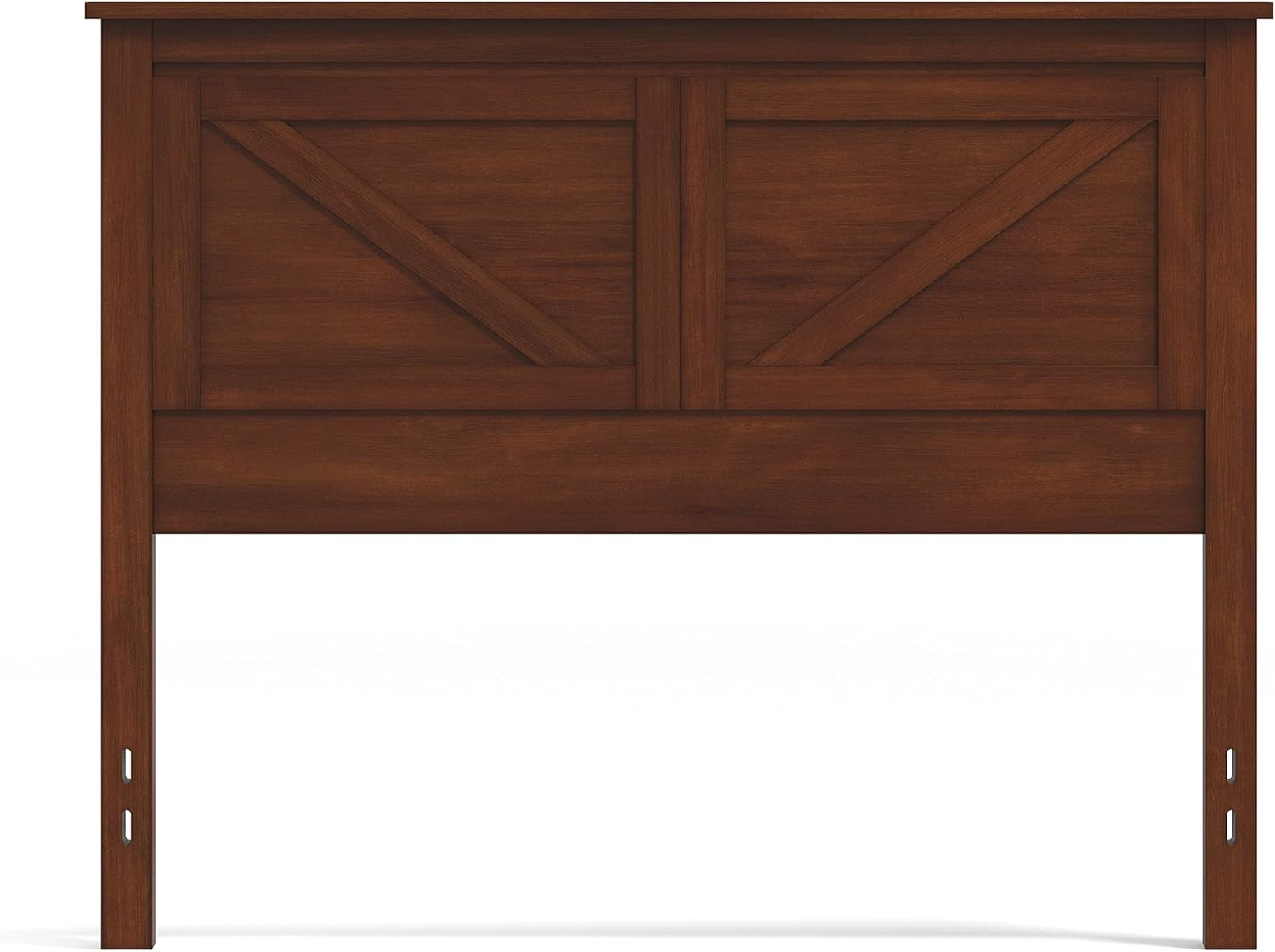 Farmhouse Style Cherry Wood Panel Headboard for Bedrooms