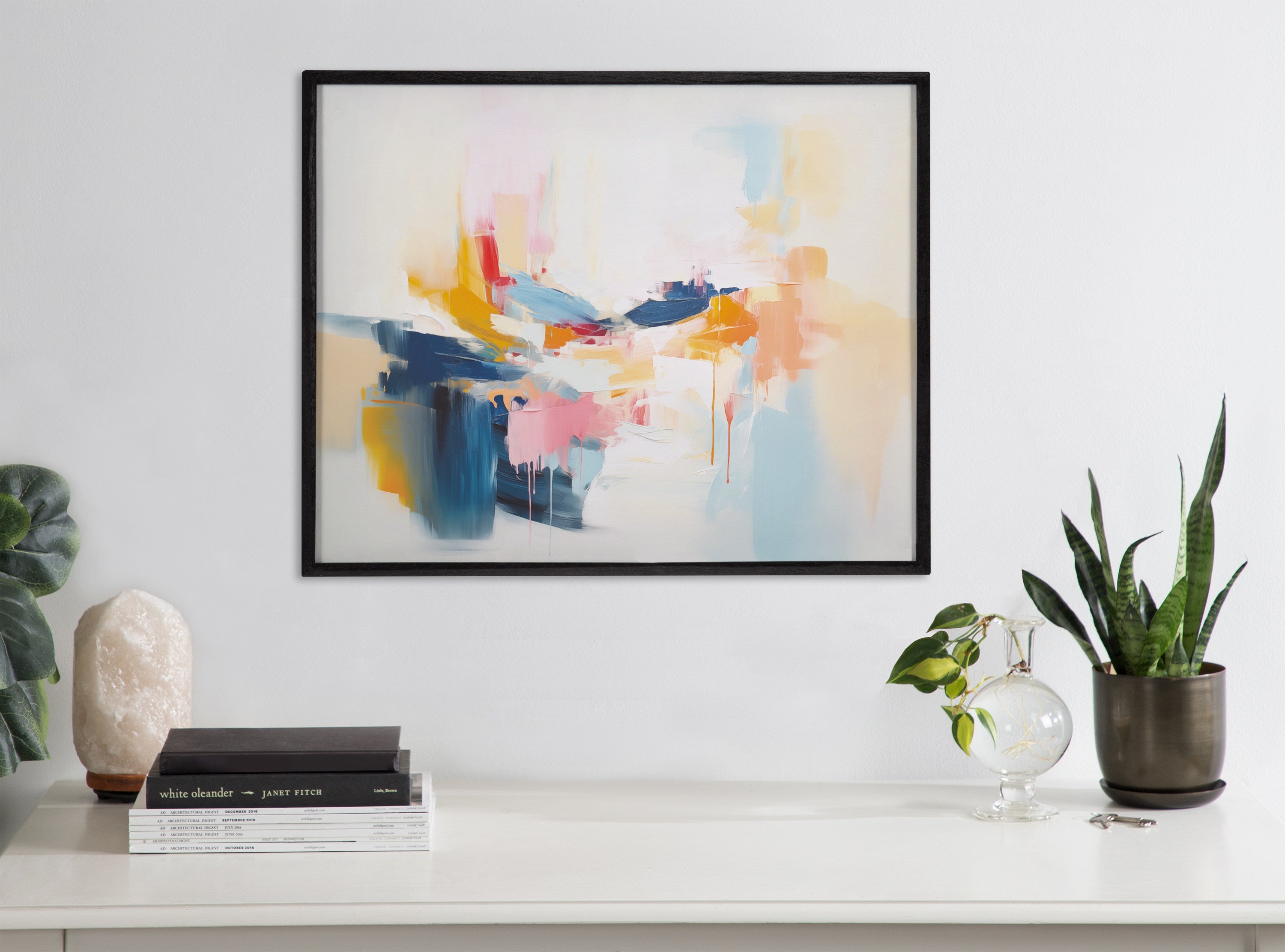 Gallery Elegant Coastal Beach Abstract Print by The Creative Bunch Studio