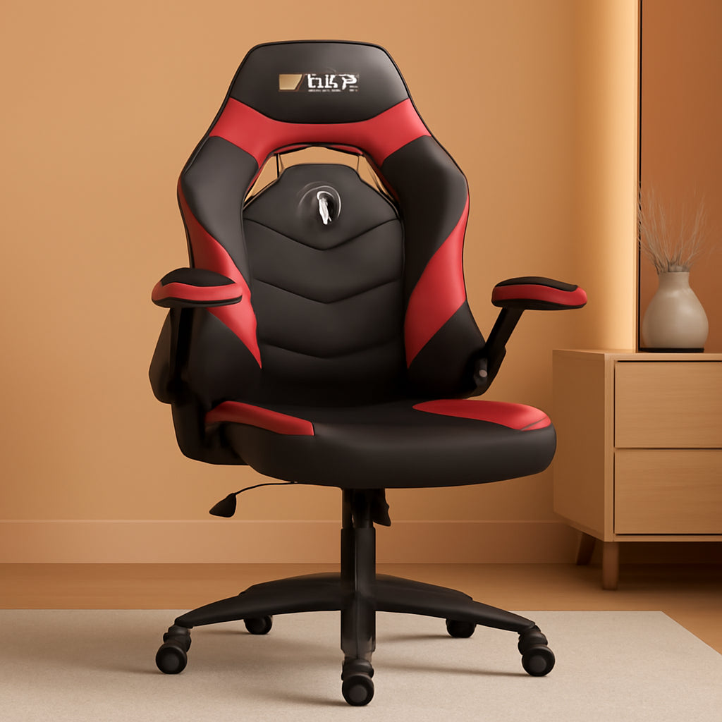NGEN Gaming Chair With Adjustable Lumbar Support Red
