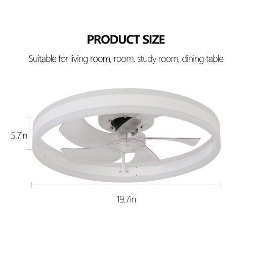 Ceiling Fan With Lighted Dimmable LEDs