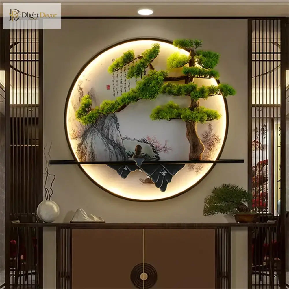 Chinese LED Wall Art Light | Modern Interior Home Lighting