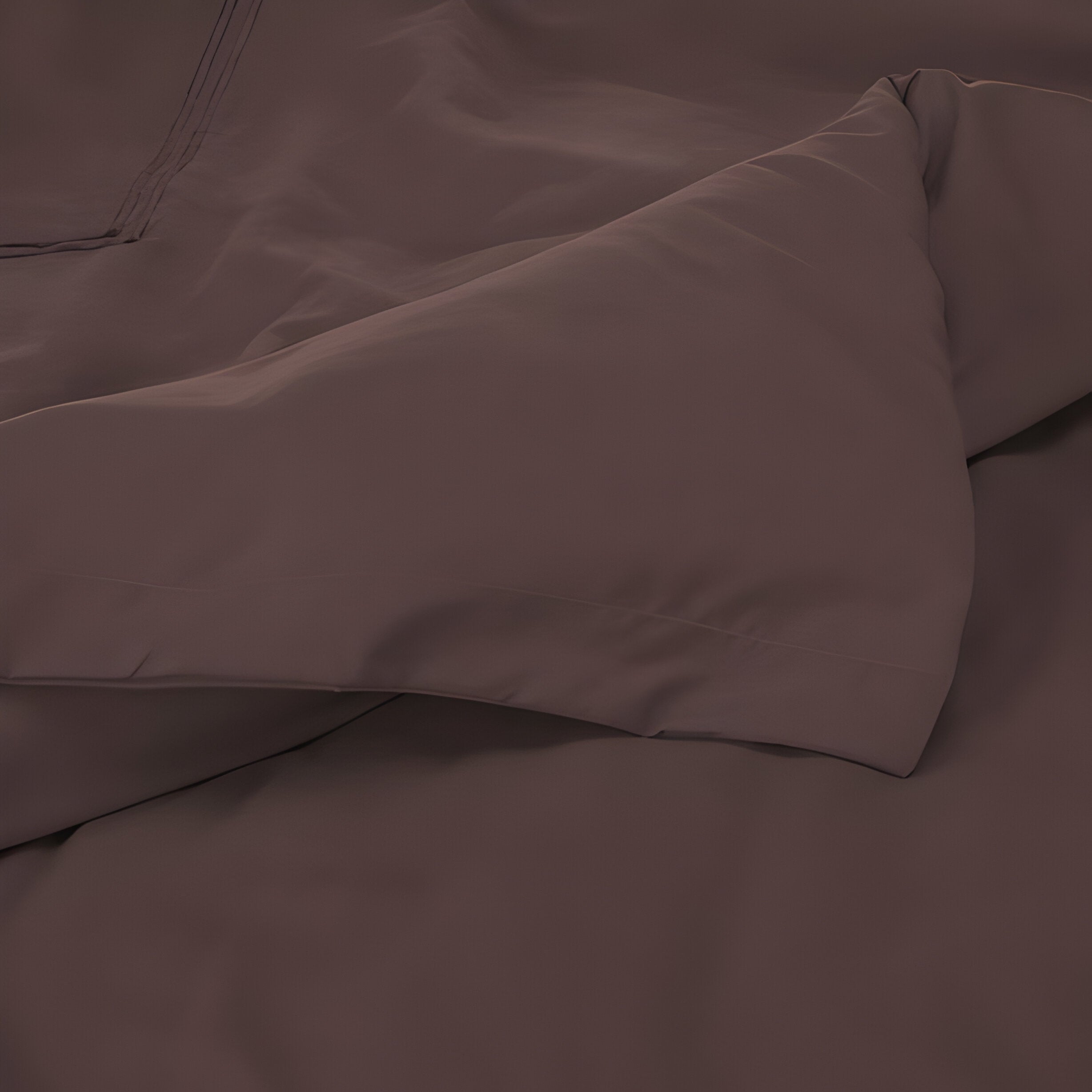 400TC Cotton Luxurious Double Embroidery Sateen Solid Duvet Cover Set