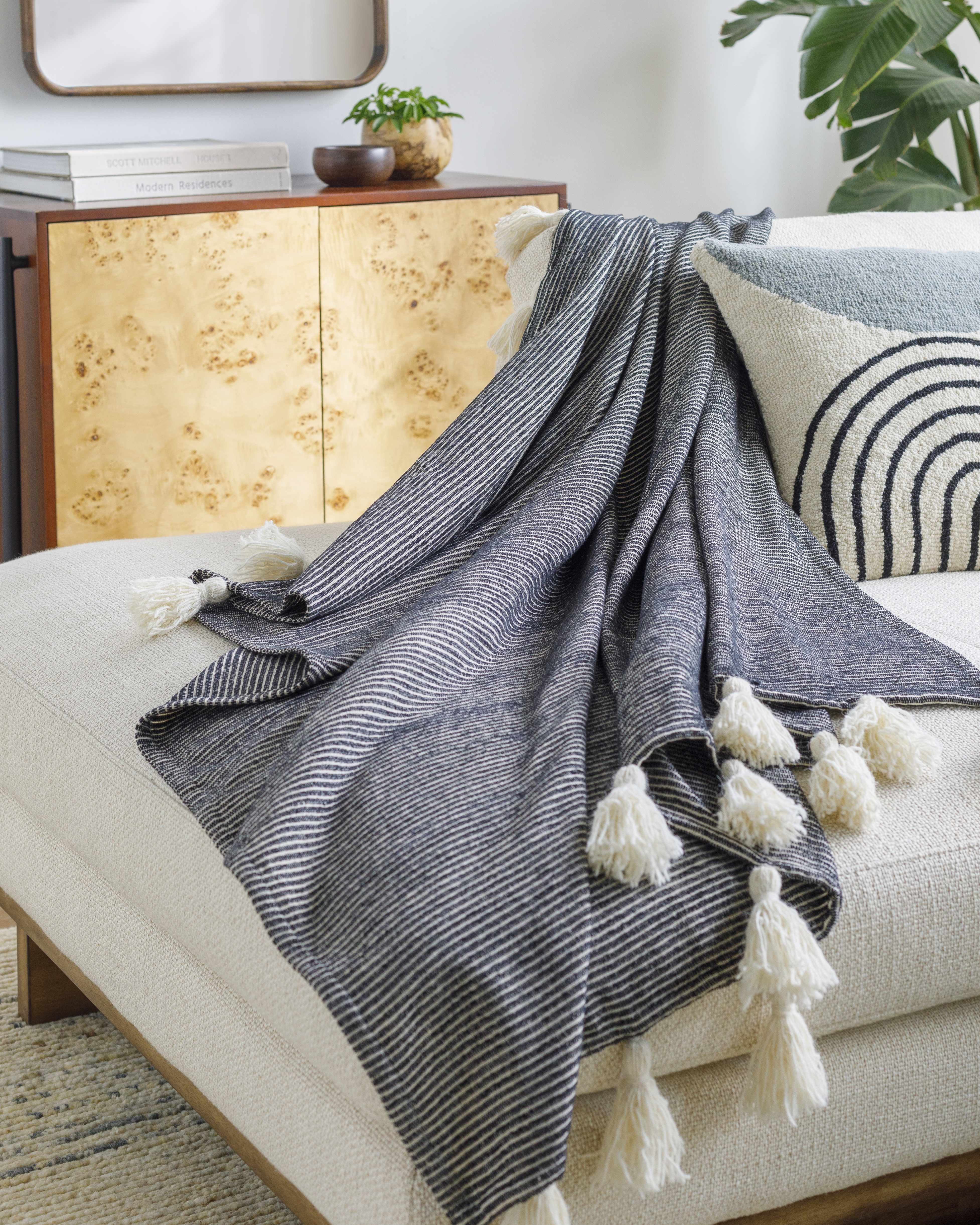 Camabatela Beige Throw Blanket-3