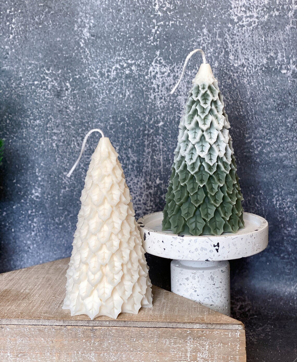 Christmas Tree Candles | Pine Trees | Holiday Decor-4