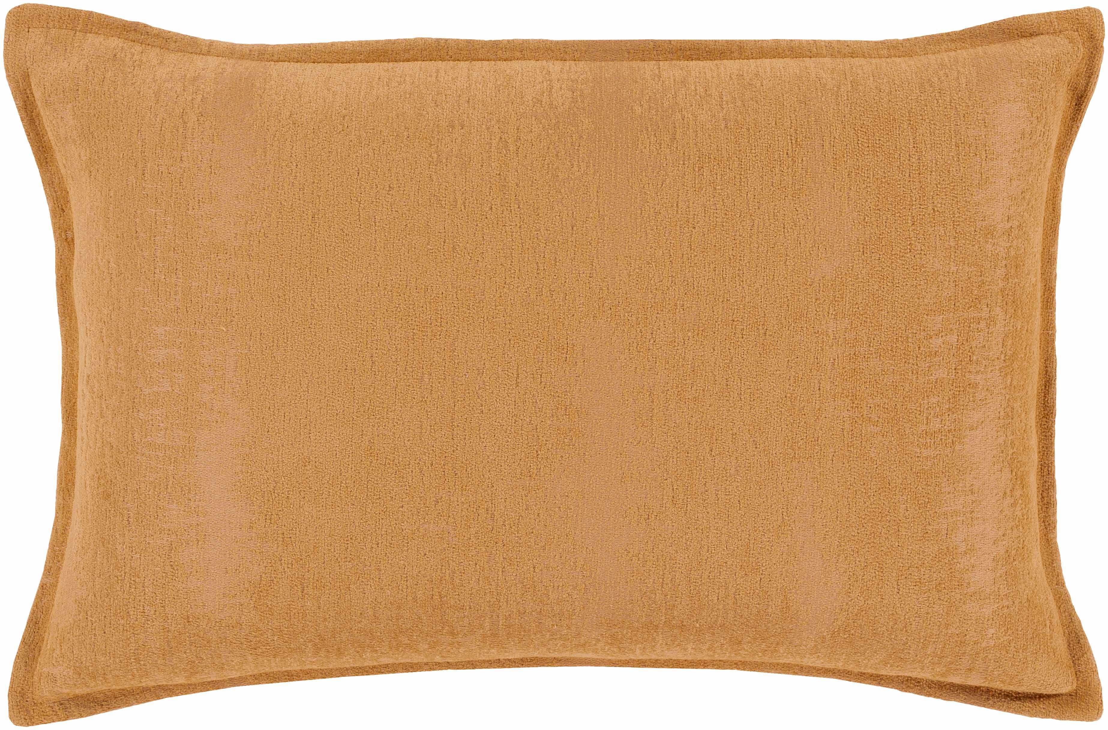 Chunky Burnt Orange Square Throw Pillow - PRHOMZ