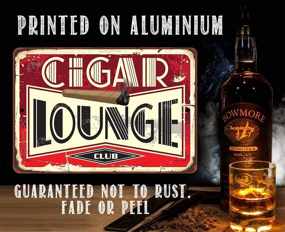 Cigar Lounge 2 - Metal Sign