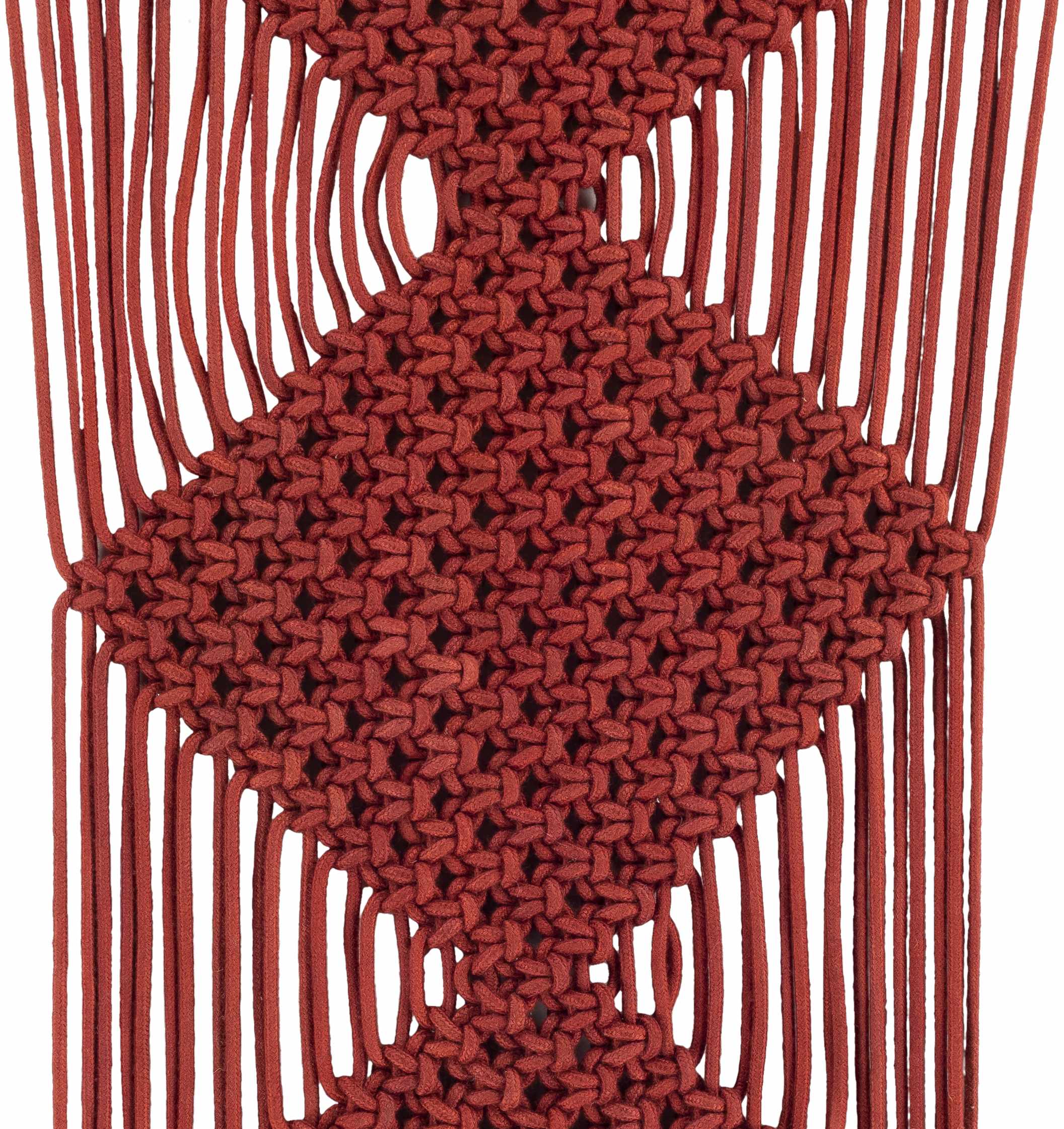 Columbio Rust Macramé Wall Hanging Decor-3