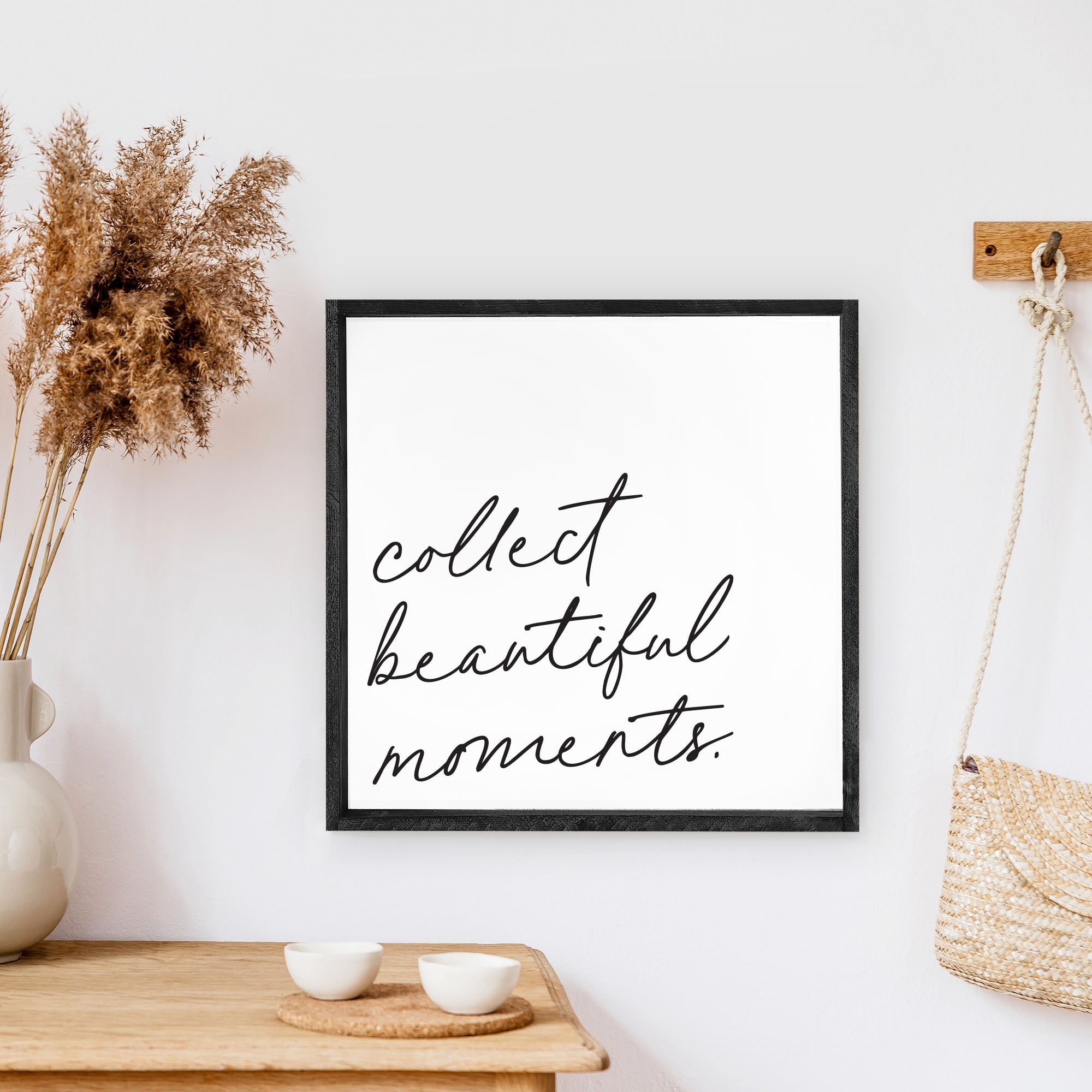 Collect Beautiful Moments Wood Sign-3