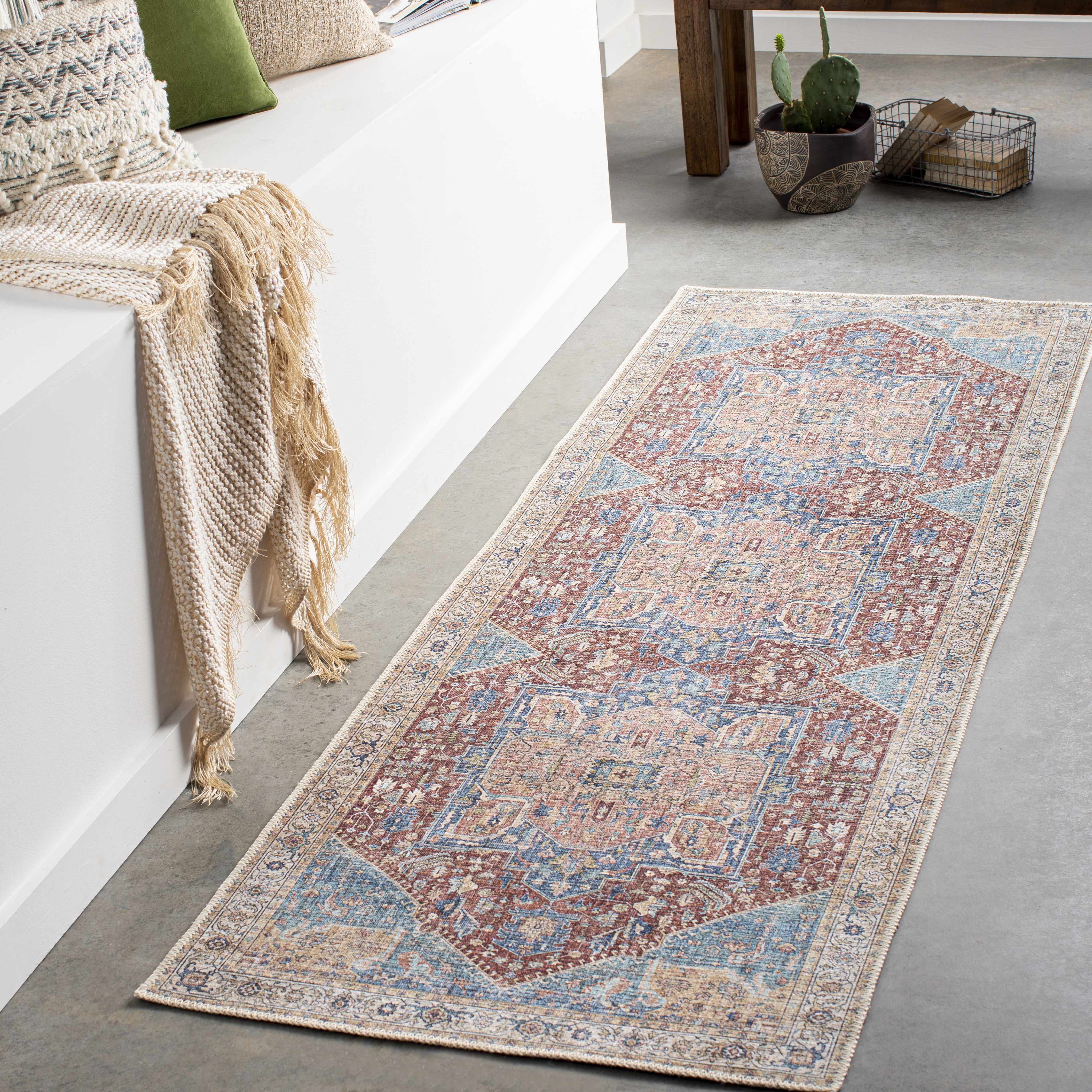 Como Washable Runner & Area Rug - Clearance-4