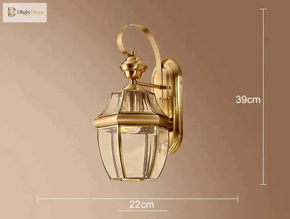 Copper Outdoor Wall Light | Hallway & Entry Home Lighting