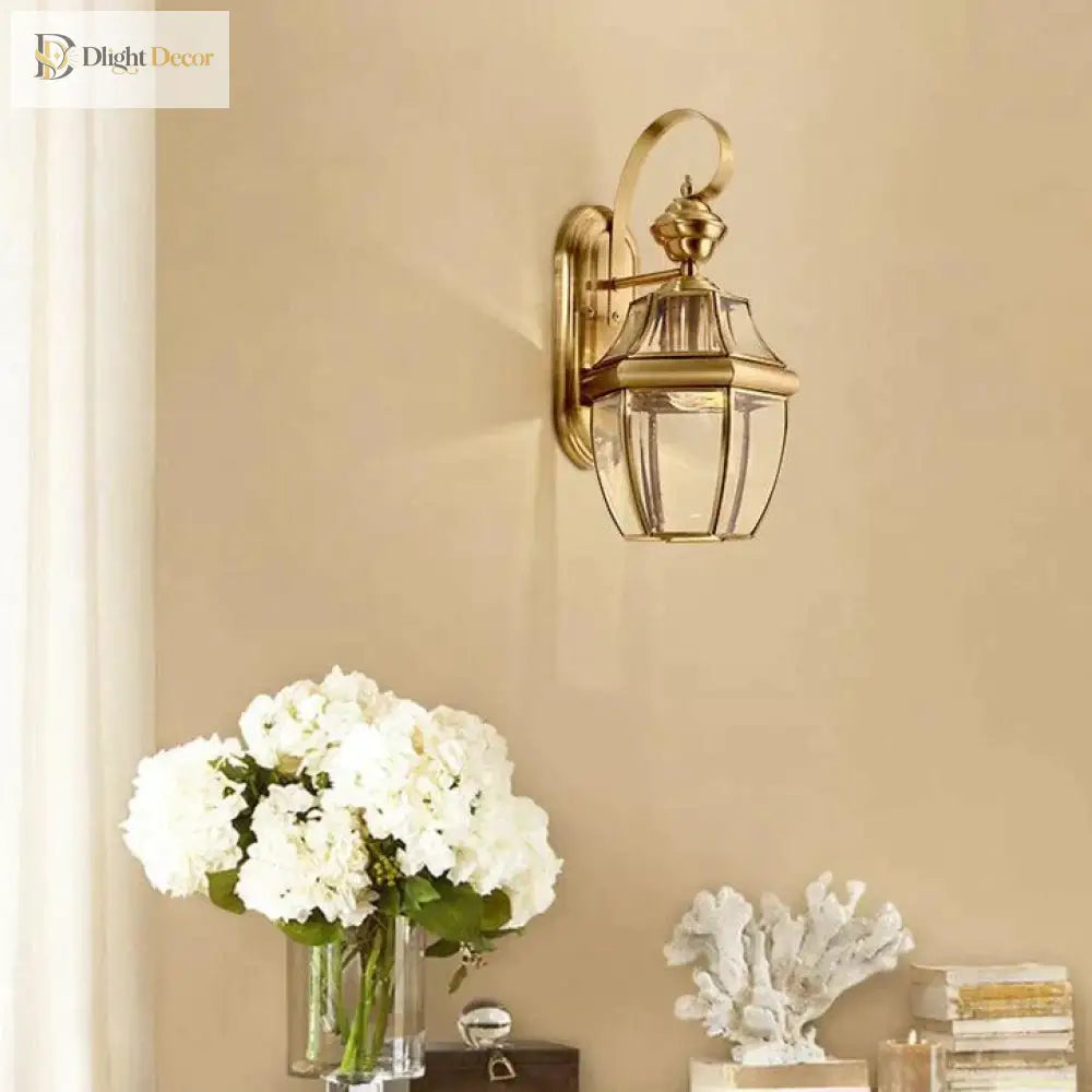 Copper Outdoor Wall Light | Hallway & Entry Home Lighting