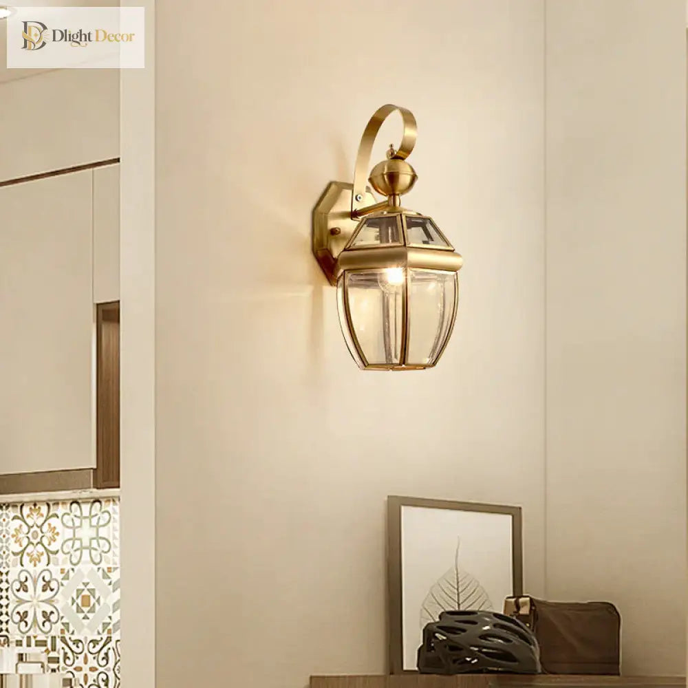 Copper Outdoor Wall Light | Hallway & Entry Home Lighting