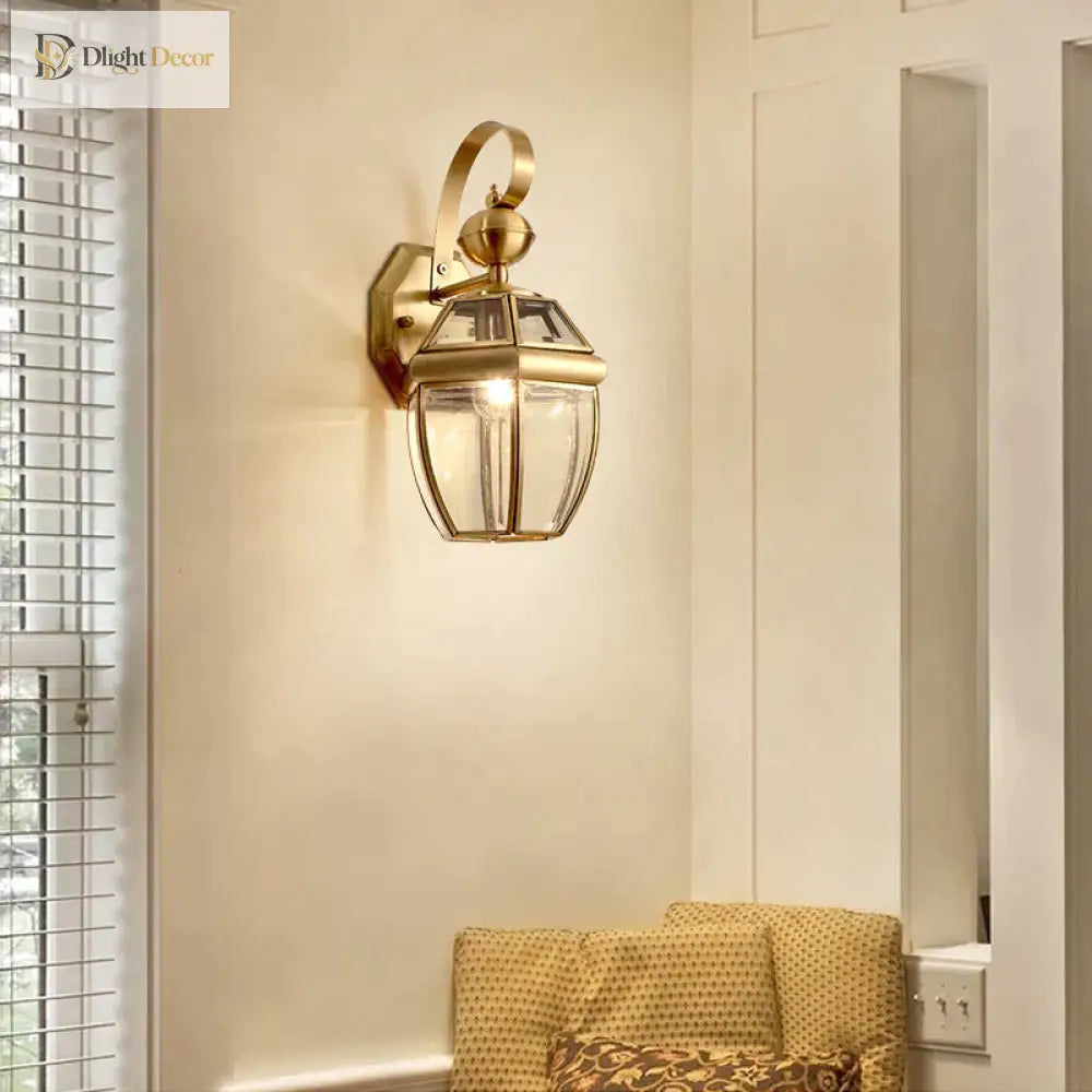 Copper Outdoor Wall Light | Hallway & Entry Home Lighting