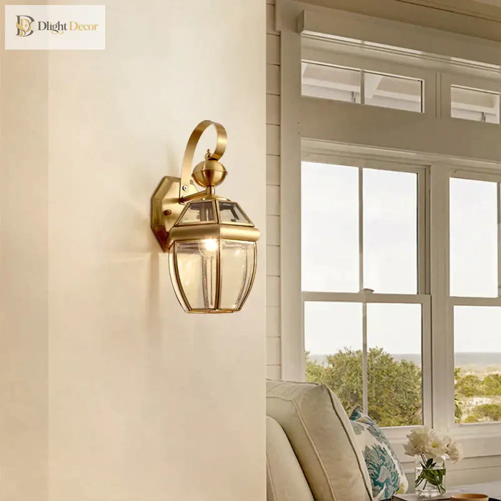 Copper Outdoor Wall Light | Hallway & Entry Home Lighting
