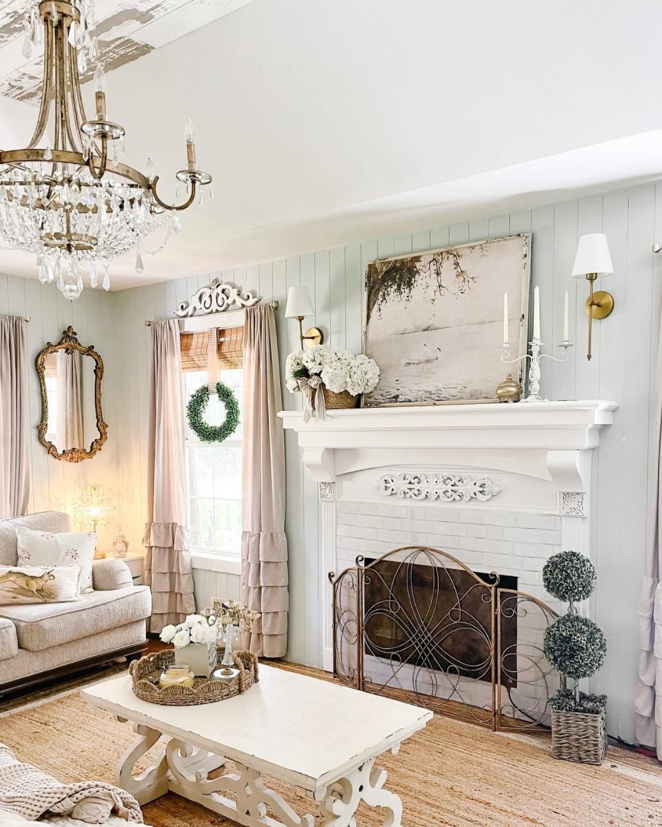 Allison Ruffle Curtain Set