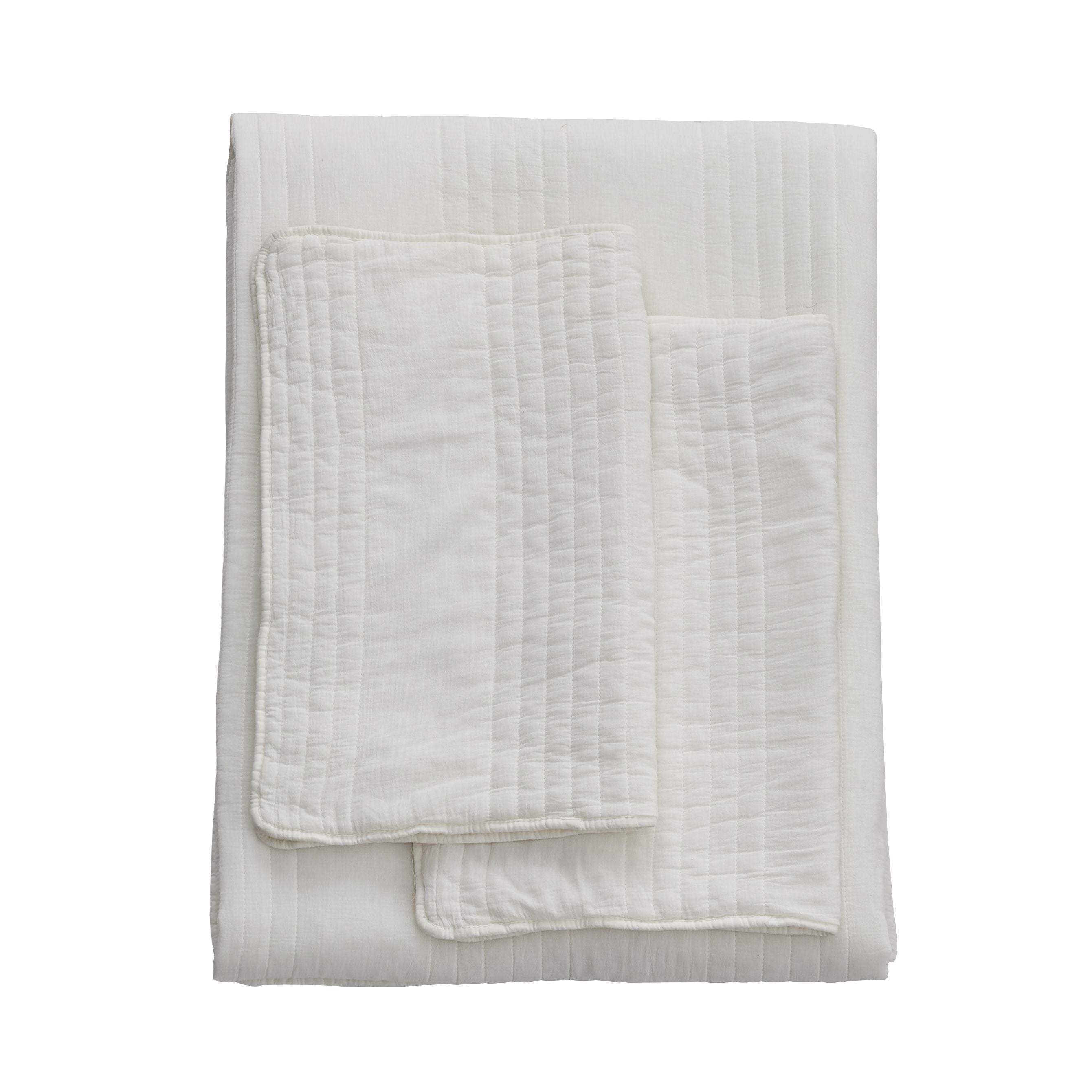 Stonewashed Cotton Quilt Set