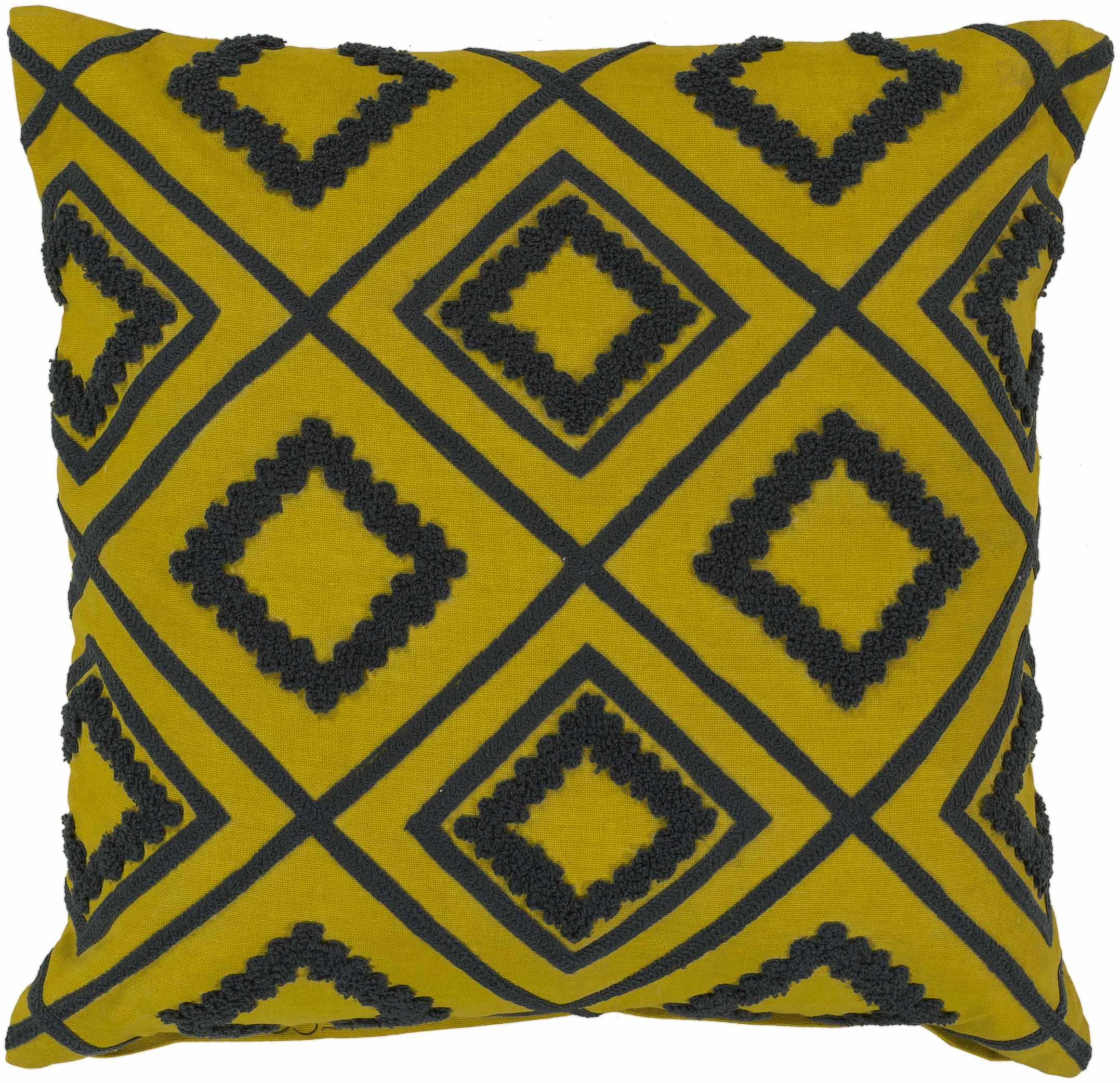 Craig Yellow Throw Pillow - Clearance-0