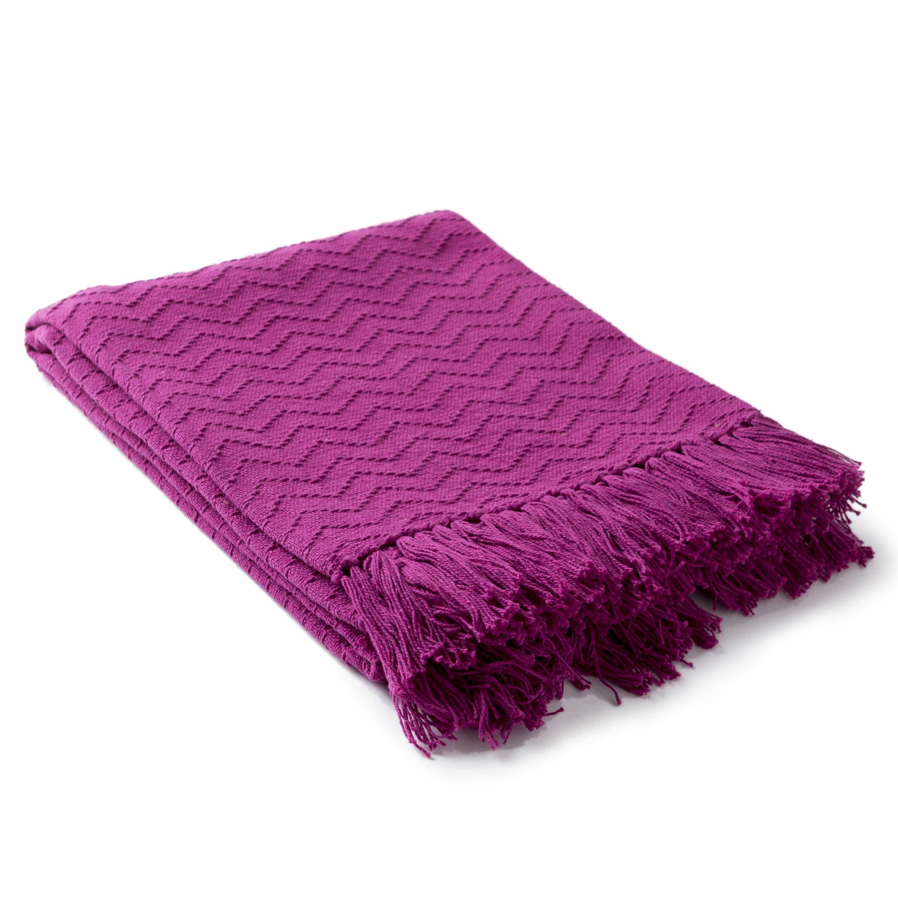 Chiconcuac Magenta Throw Blanket-1