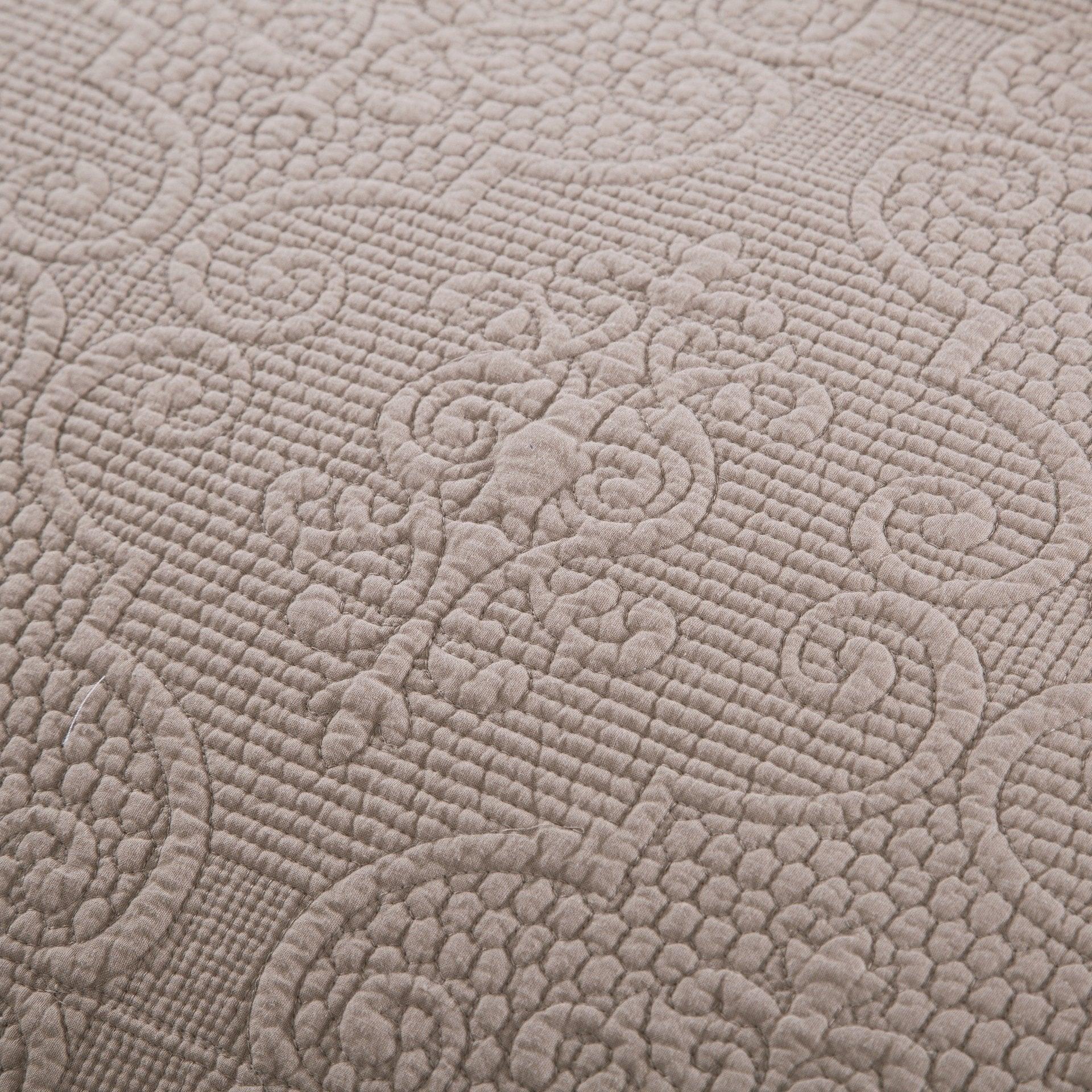 DaDa Bedding Set of 2-Pieces Sandy Beige Taupe Square Cushion Throw Pillow Covers, 18" x 18" (JHW-585)