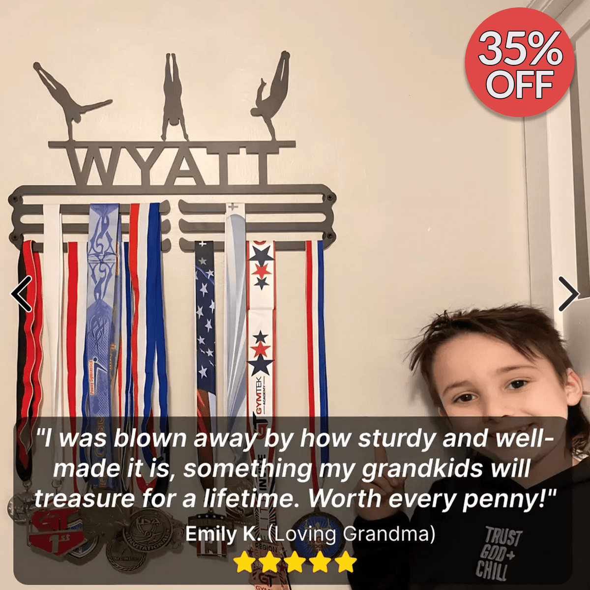 Customized Medal Display Hanger