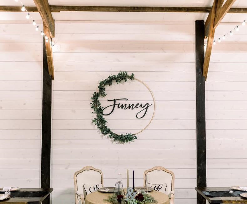 Personalized Custom Wood Name Sign