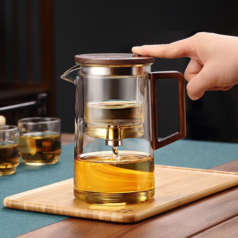 Tea Water Separation Teapot Heat-resistant Glass-1