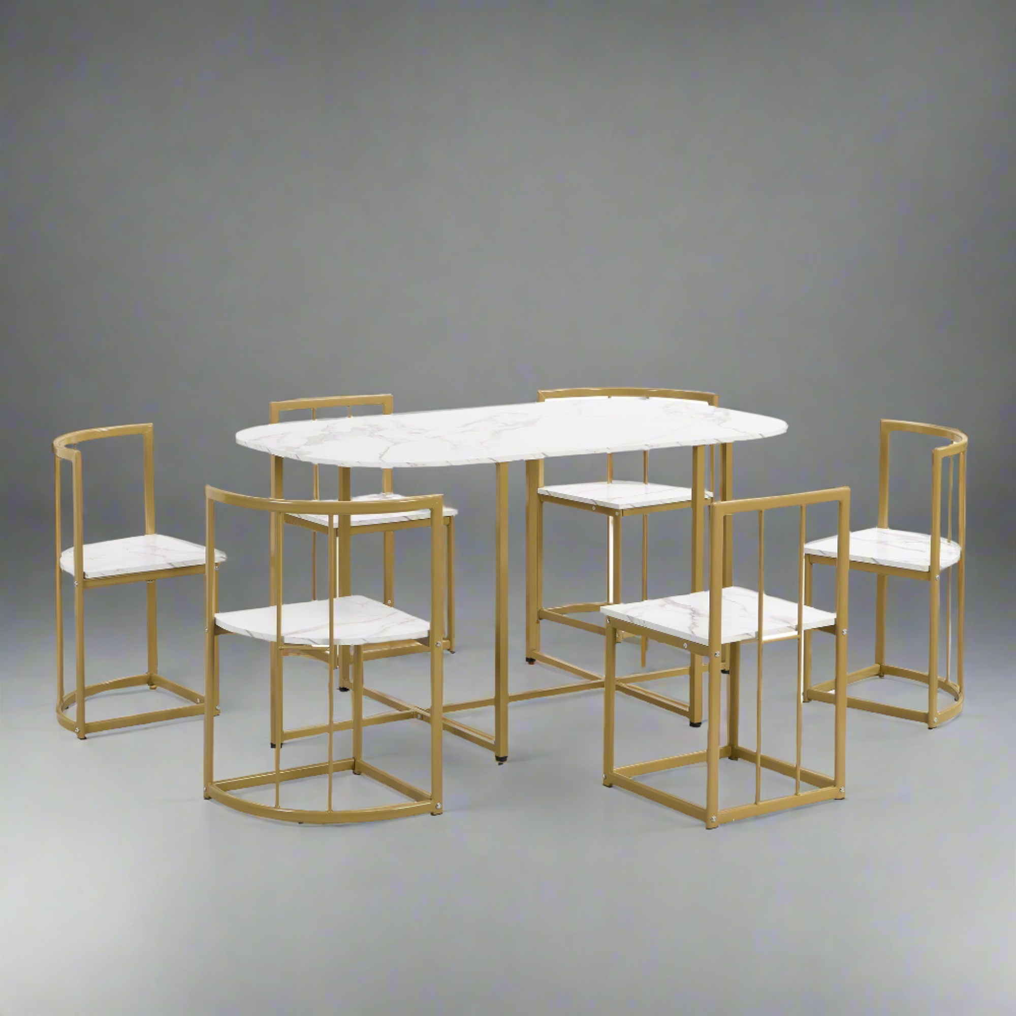 Modern 7-Piece Dining Table Set