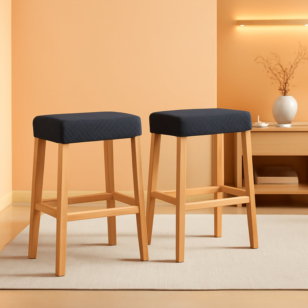 Stretch Waterproof Bar Stool Covers 2 Pack For Counter