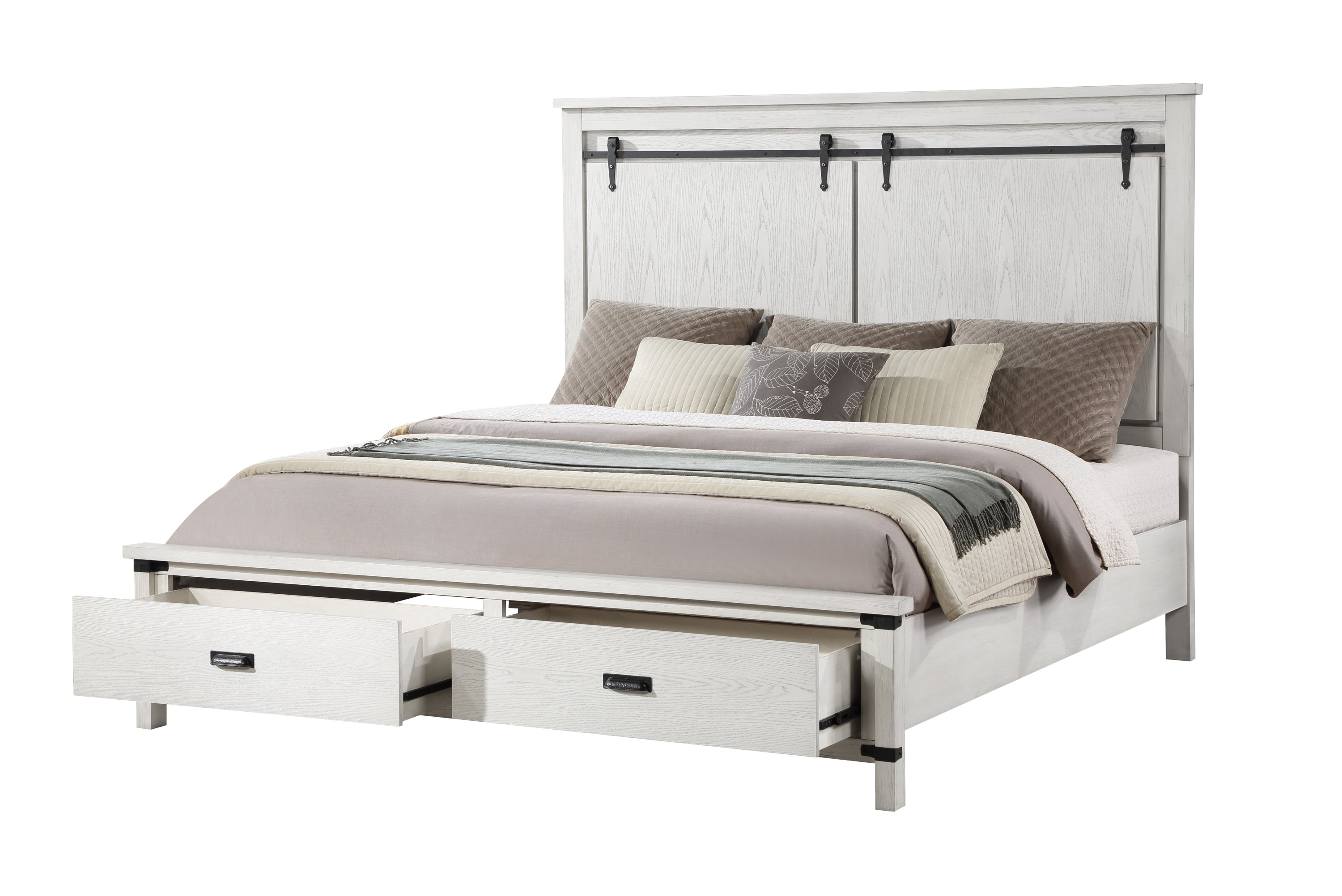 Loretta Modern Style 4 Pc Queen Bedroom Set-3