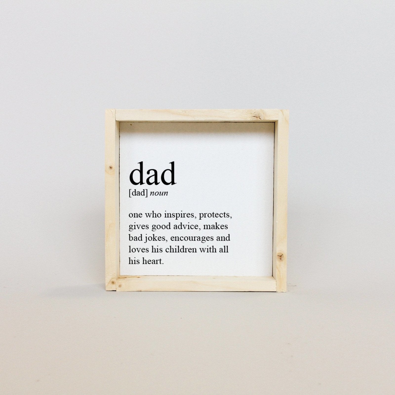 Dad Definition Wood Sign-6