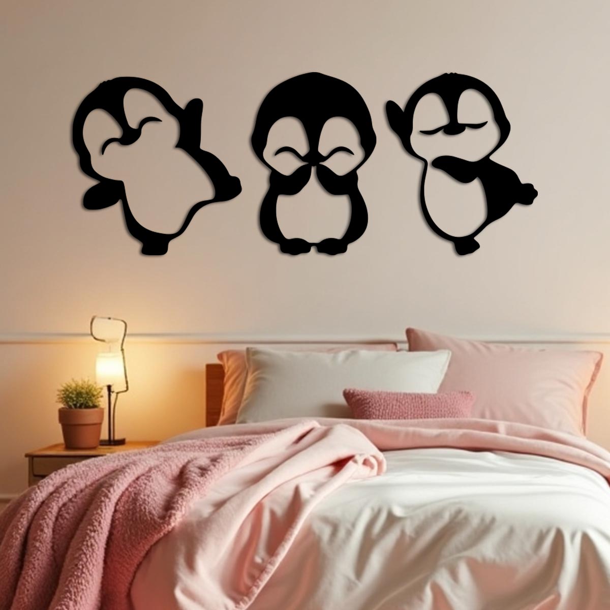 Dancing Baby Penguins Sign-0