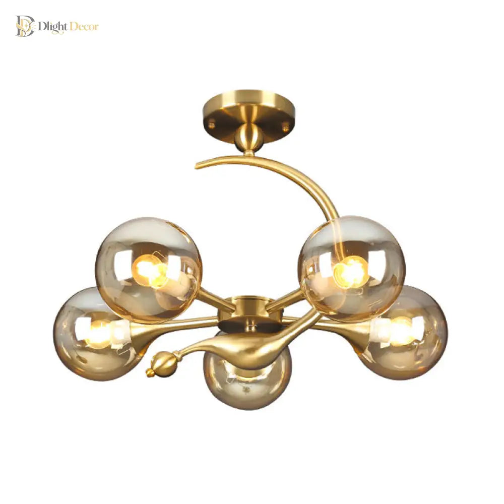 Daphne Mid-Century Chandelier | Dining Room Home Lighting
