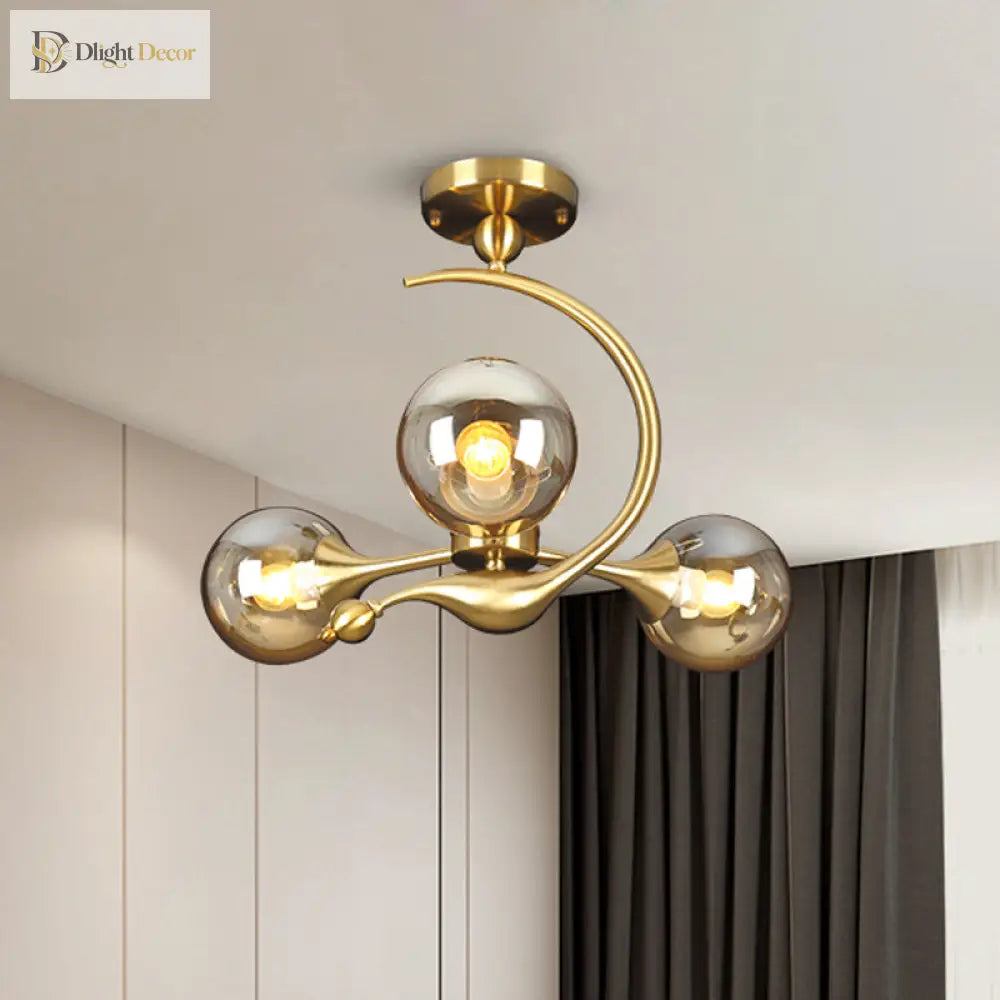 Daphne Mid-Century Chandelier | Dining Room Home Lighting
