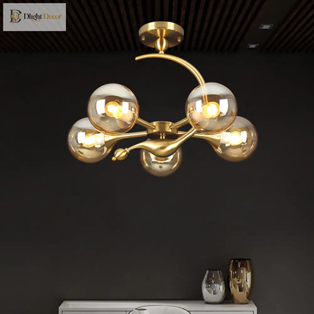 Daphne Mid-Century Chandelier | Dining Room Home Lighting