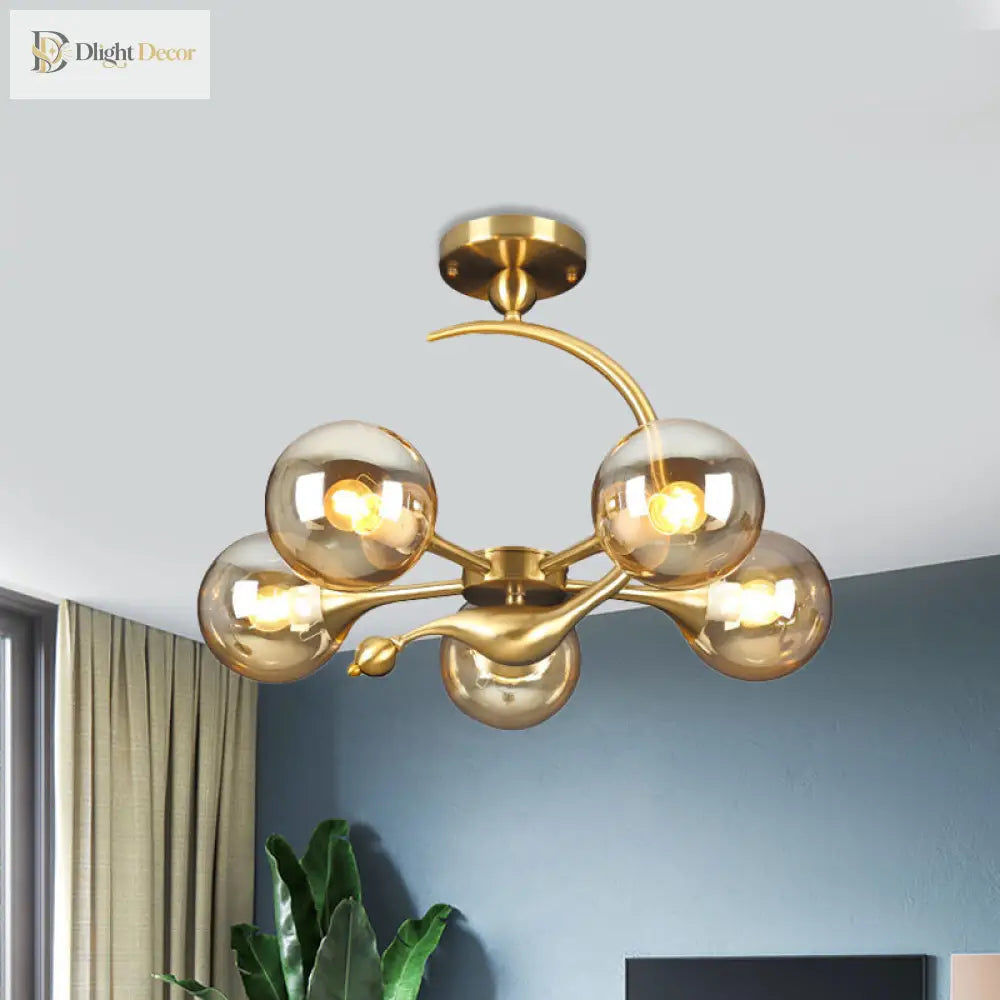 Daphne Mid-Century Chandelier | Dining Room Home Lighting