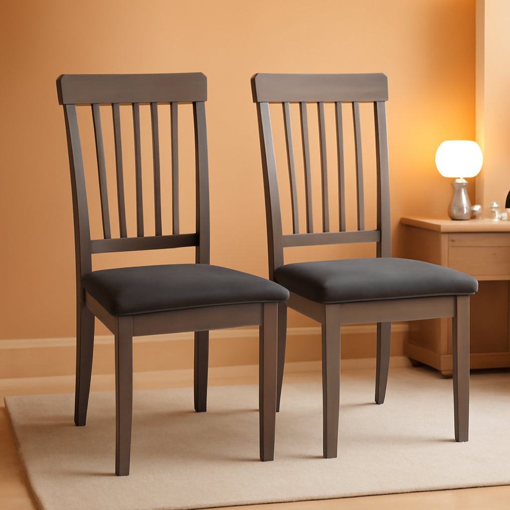 Shullden Gray Spindle Back Dining Chairs Set Of 2