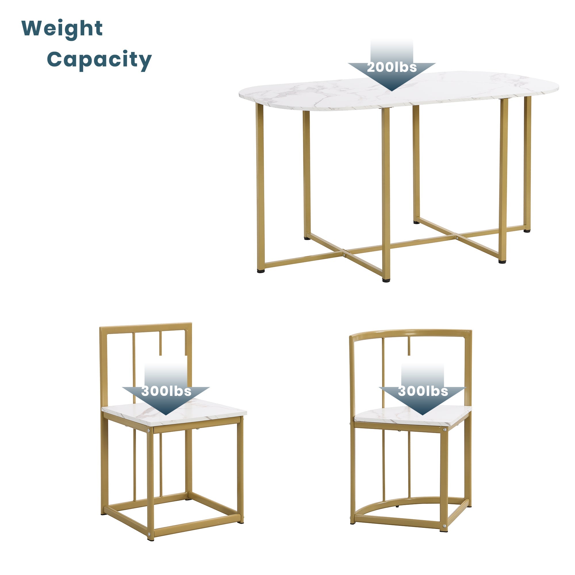 Modern 7-Piece Dining Table Set