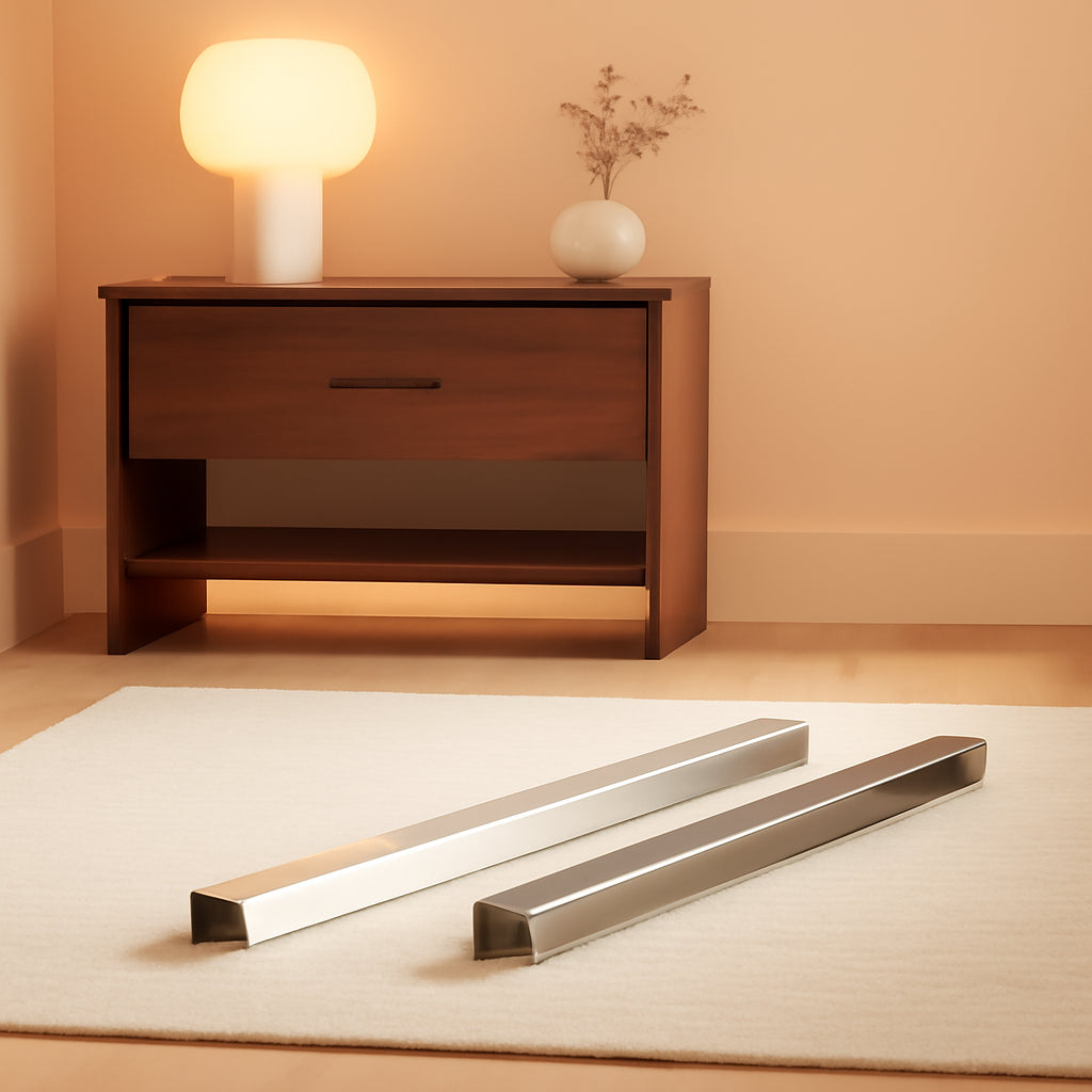 Stainless Steel Hanging File Rails 15.76 Inch Cabinets