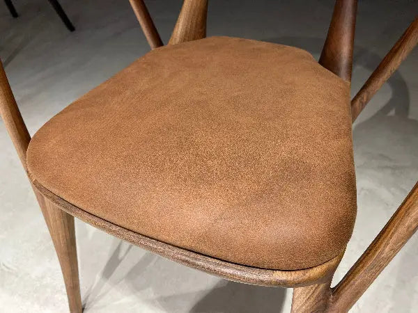 Luxury Premium Solid Walnut Chair - Italian Style