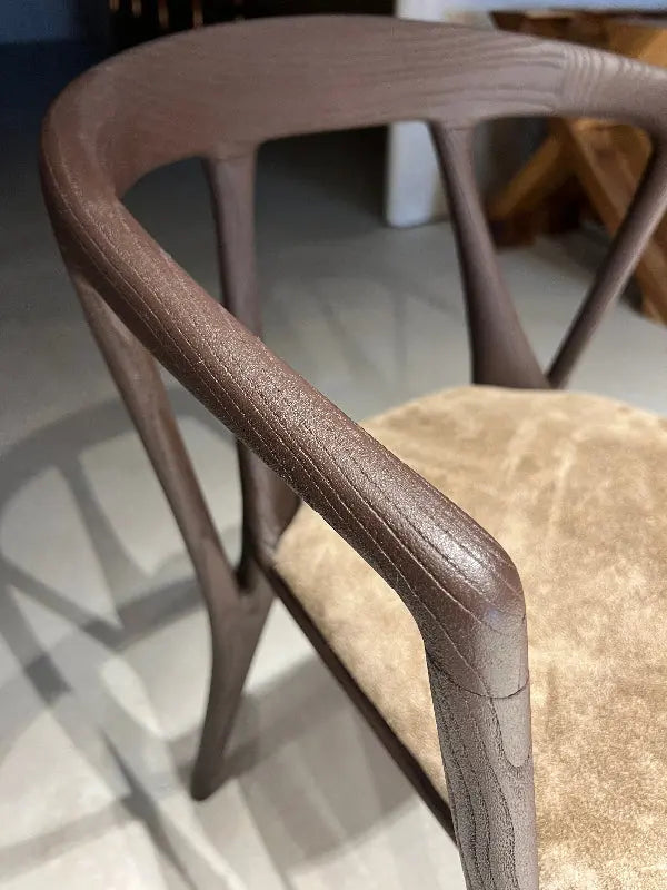 Luxury Premium Solid Walnut Chair - Italian Style