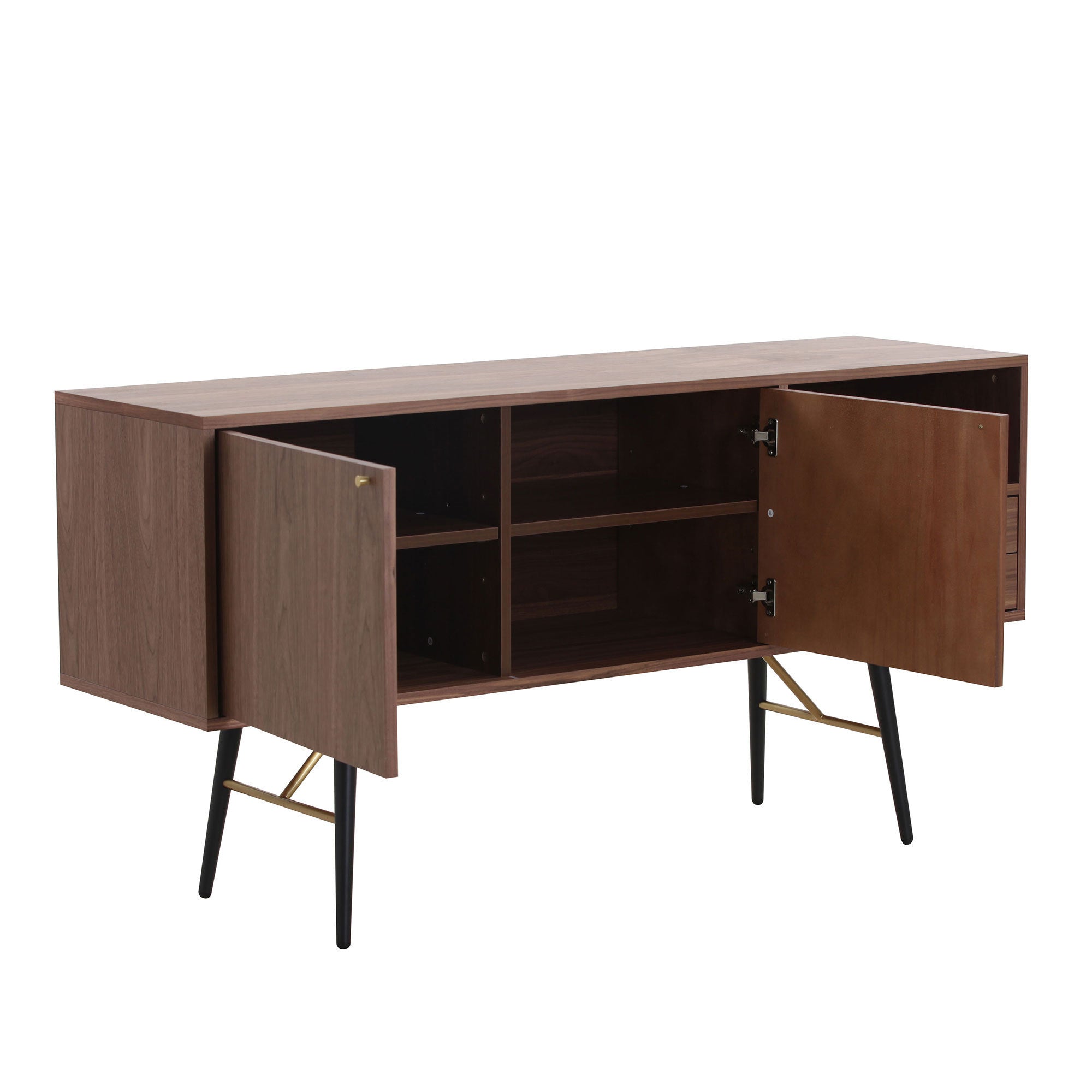 Modern Sideboard TV Stand with 2 Door and 2 drawers-4