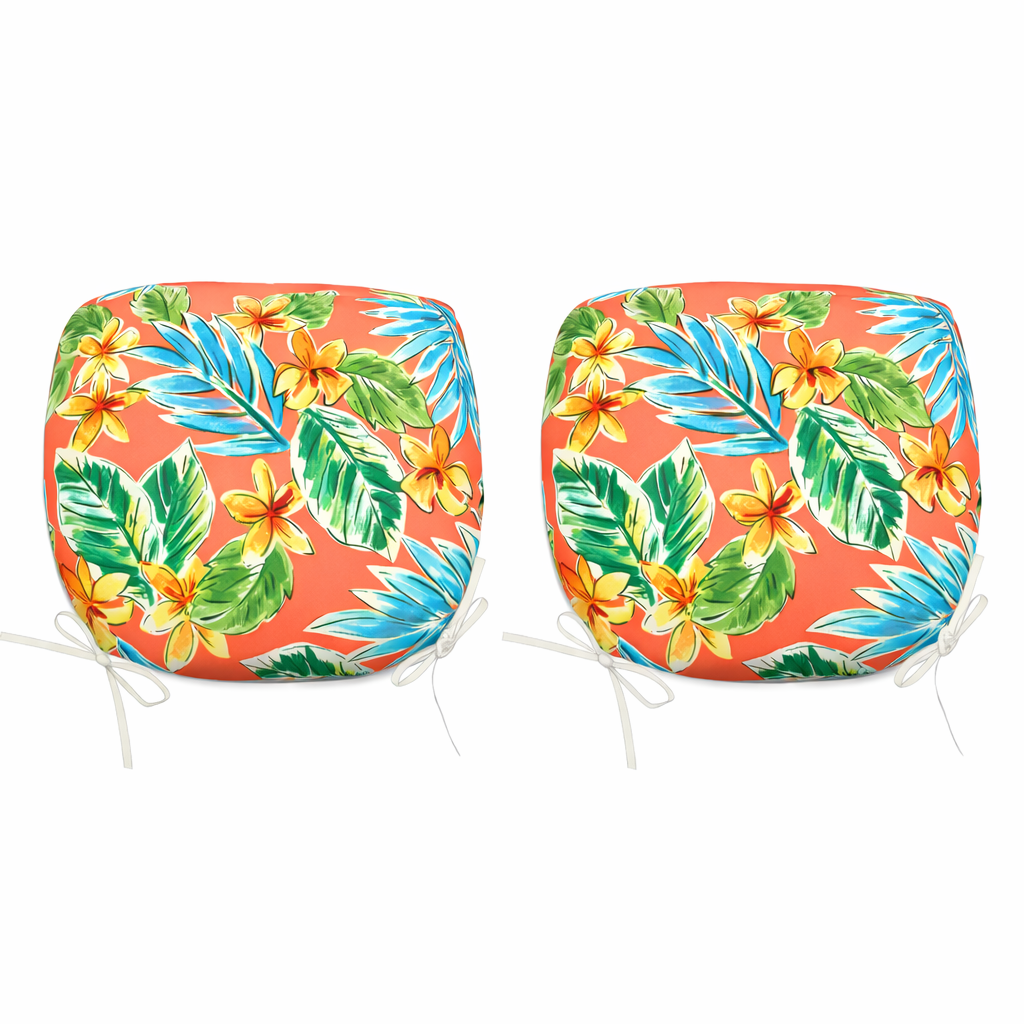 Outdoor Patio Chair Cushions, Water-Repellent U-Shape Thick Foam Seat Cushions (Set of 4)