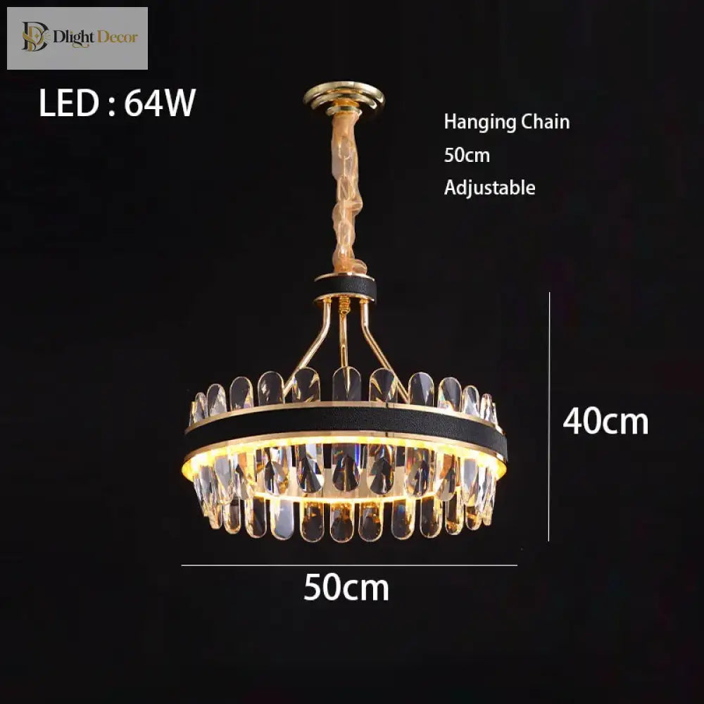 Dimmable LED Crystal Chandelier | Dining Room Lighting