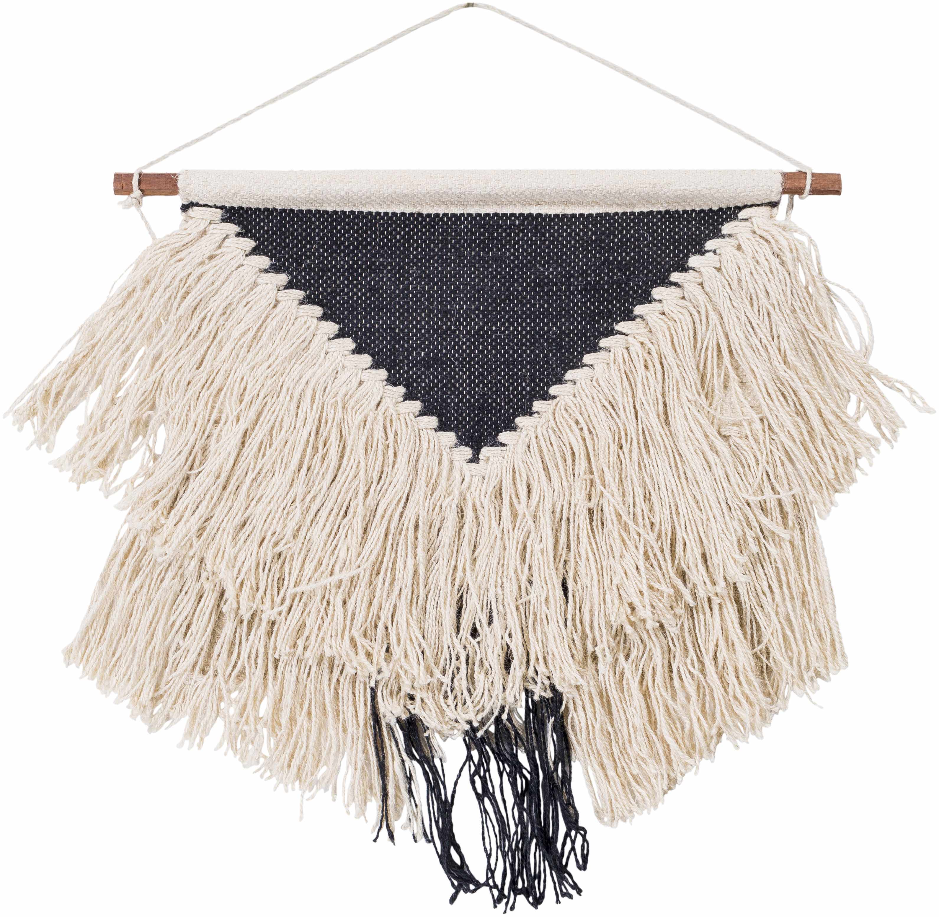 Dingus Jute and Wood Wall Hanging-4