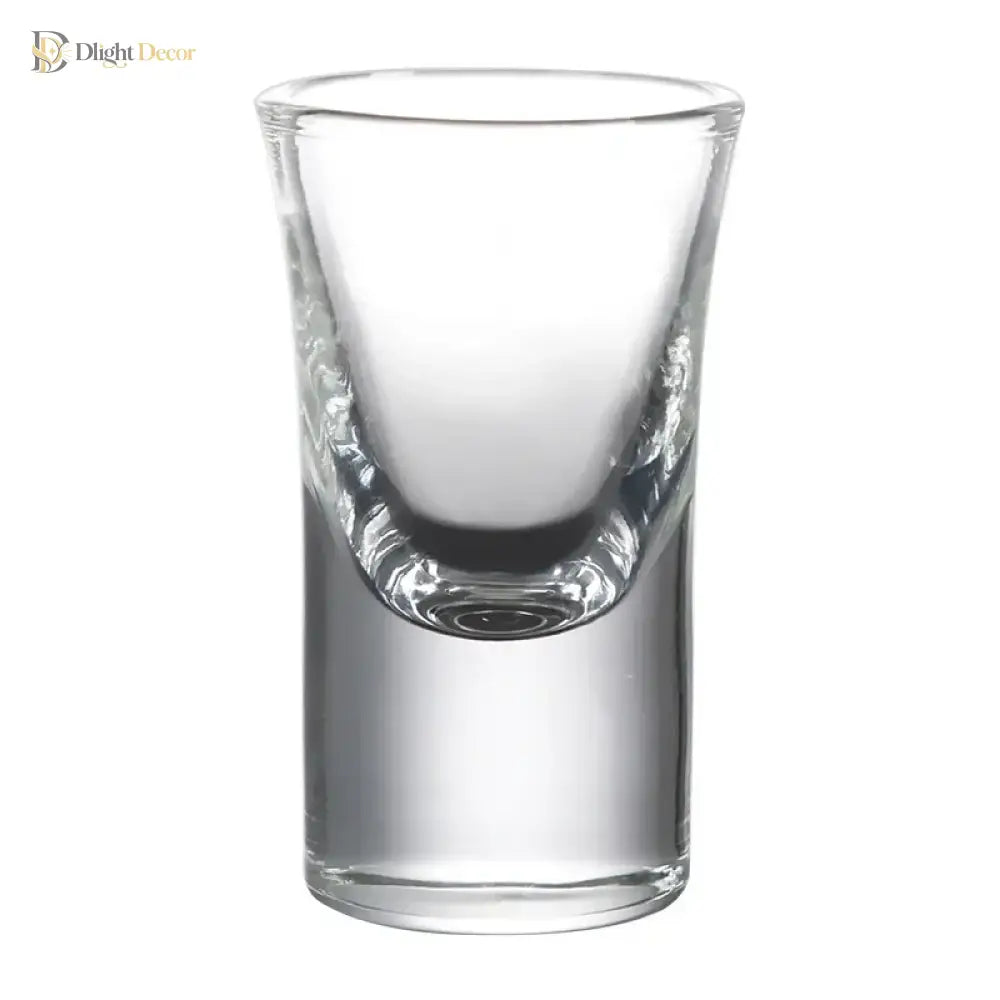 Dlight Decor 15ml Thick-Bottom Shot Glass – Single Baijiu & Spirits Cup