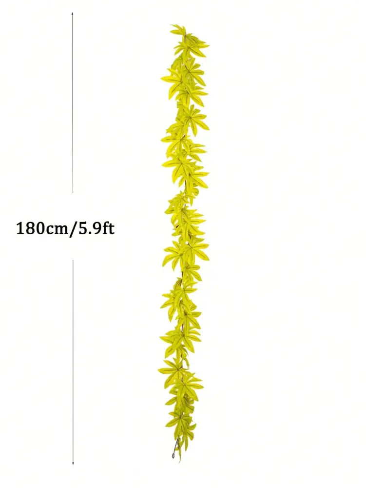 Dlight Decor 200cm Fall Maple Leaf Garland for Autumn and Halloween Decor