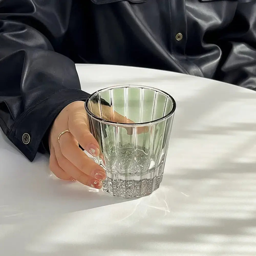 Dlight Decor 200ml Star Diamond Cut Crystal Whisky Glass