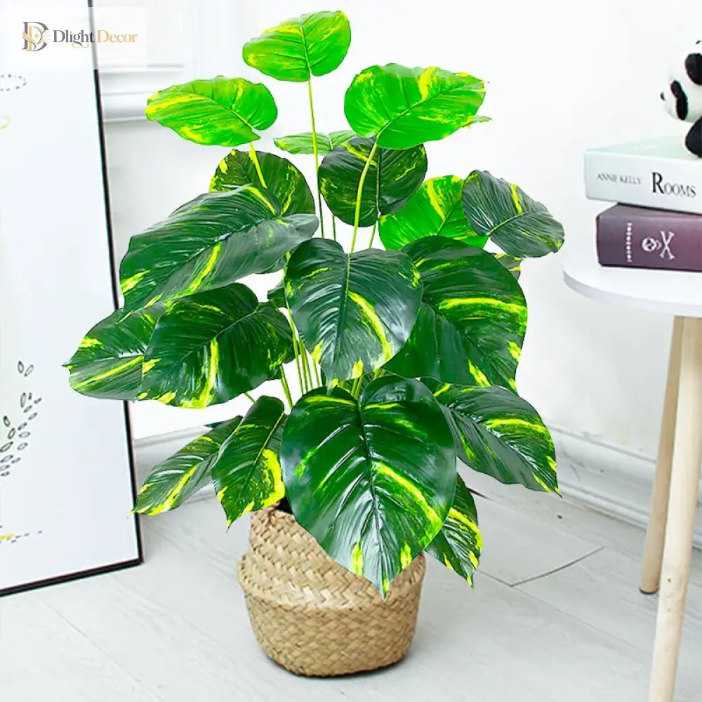 Dlight Decor 75cm Tropical Monstera Plant 24 Leaves