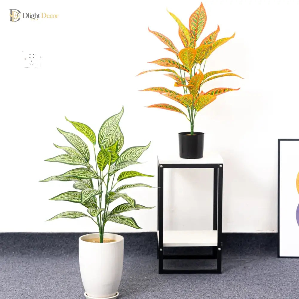 Dlight Decor 76cm Tropical Magnolia Palm Branch with 26 Leaves