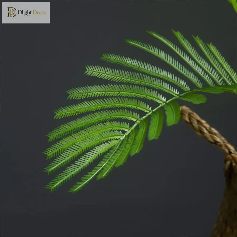 Dlight Decor 88cm Tropical Palm Fern Branch with Real Touch Leaves